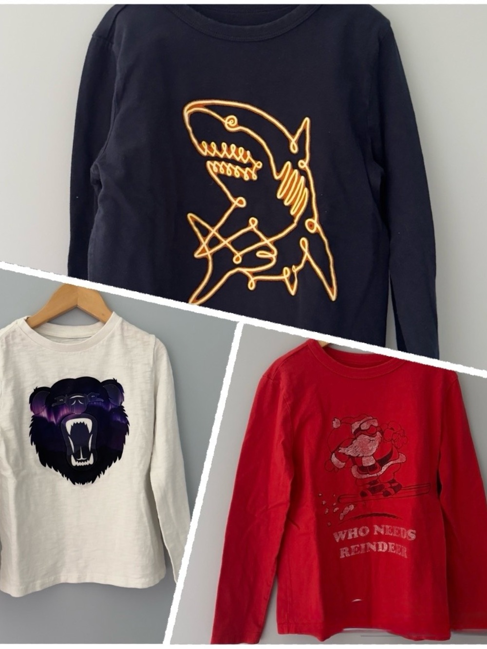 Gap Kids Long-Sleeve T-Shirts Bundle Size Small